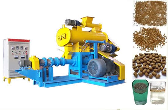Floating fish feed extruder machine 300_350kg_h FY_DSP70